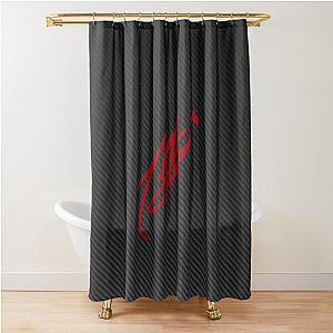 Tony Stewart Carbon Fiber Shower Curtain