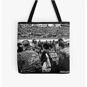 Jeff Gordon and Tony Stewart All Over Print Tote Bag