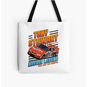 Tony Stewart Nascar Champion 2002 2011 All Over Print Tote Bag