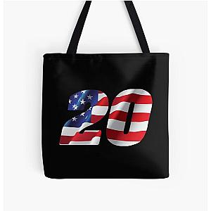 Tony Stewart USA All Over Print Tote Bag