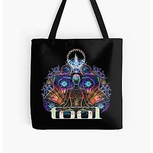 behind the hand  tool band tool band, tool band tool band tool band tool band, tool band tool band tool band All Over Print Tote Bag RB1911