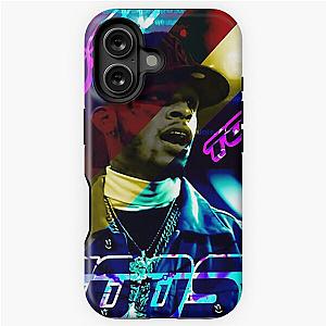 Blue Neon iPhone Tough Case