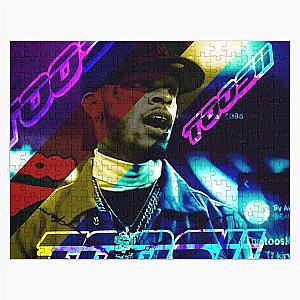 Blue Neon Light Toosi Jigsaw Puzzle