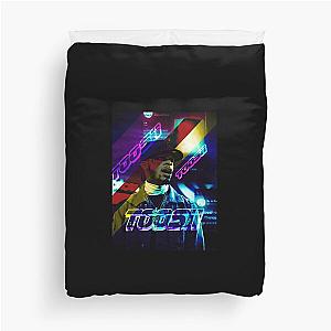 Red Light Lightweight Hoodie Duvet Cover