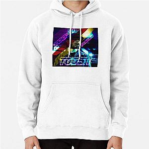 Blue Neon Light Toosi Pullover Hoodie