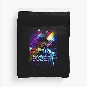 Red Light Toosii Lightweight Hoodie Duvet Cover