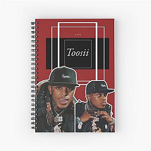 Toosii merch Spiral Notebook