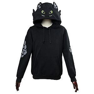 Toothless How to Train Your Dragon Toothless Cosplay Hoodie