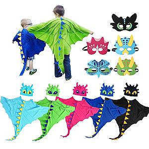 Toothless Dragon Dinosaur Cape Child Costume