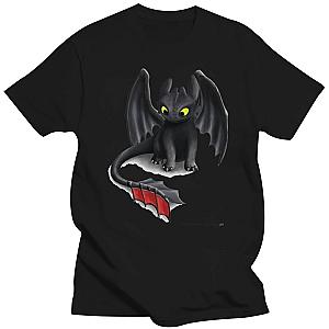 Toothless Sitting Dragon How to Train Dragon Inspired T-shirt