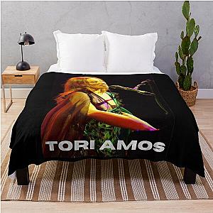 Tori Amos Live Concert Art Print 90s 2000s Throw Blanket