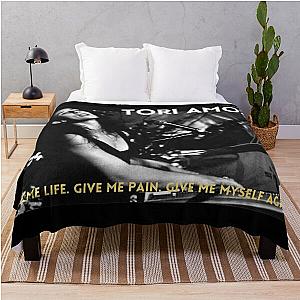 Tori Amos Live Concert Art Print Lyrics Throw Blanket