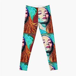 Face of Tori Amos Leggings