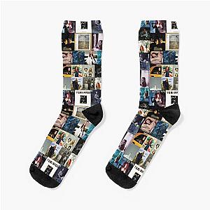 Tori Amos Album Records Collage Collection Print Socks