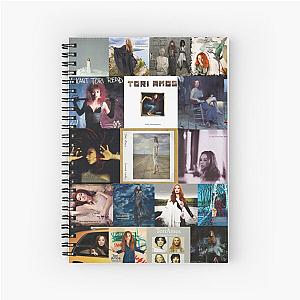 Tori Amos Album Records Collage Collection Print Spiral Notebook