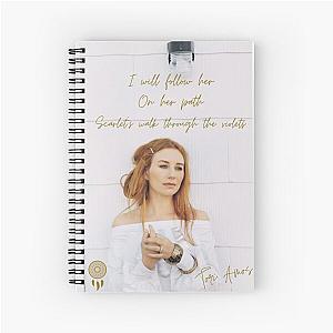 Tori Amos Scarlet's Walk Lyrics Promo Art Photo  Spiral Notebook