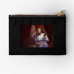 Curly Hair, Pure Fire Tori Kelly Zipper Pouches