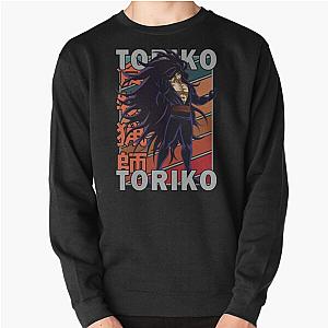 Midori Toriko Stripe Design Pullover Sweatshirt