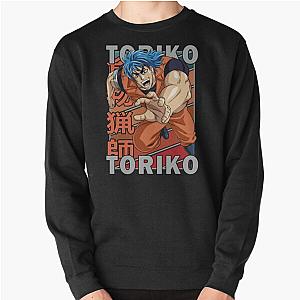 Toriko Retro Stripe Design Pullover Sweatshirt