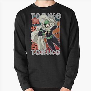 Coco Toriko Suridi Kaimaku Cool Retro Color Stripe Pullover Sweatshirt