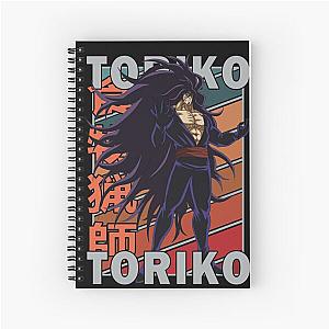 Midorra Toriko Stripe Design Spiral Notebook