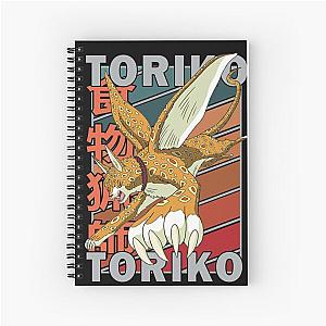 Rikky Toriko Stripe Design Spiral Notebook