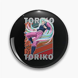 Sunny Toriko Suridi Kaimaku Cool Retro Color Stripe Pin