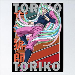 Sunny Toriko Suridi Kaimaku Cool Retro Color Stripe Poster