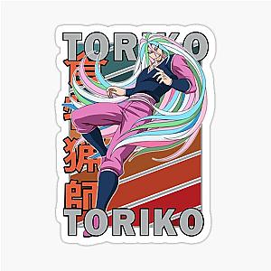 Sunny Toriko Kaimaku Cool Anime Retro Color Stripe Sticker