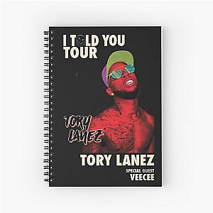 tory lanez Spiral Notebook