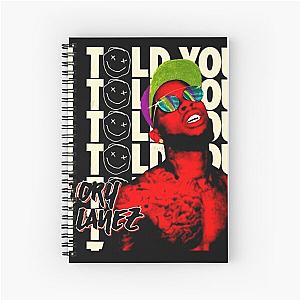 Tory Lanez I Told You Tour 2017 Spiral Notebook