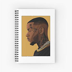 Tory Lanez art Spiral Notebook