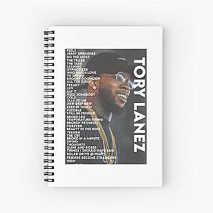 Tory Lanez a Spiral Notebook