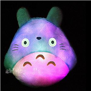 30cm Grey Totoro Led Luminous Cute Cartoon Cat Plush