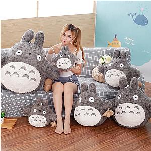 30-70cm Grey Totoro Japanese Style Studio Ghibli Anime Cat Plush