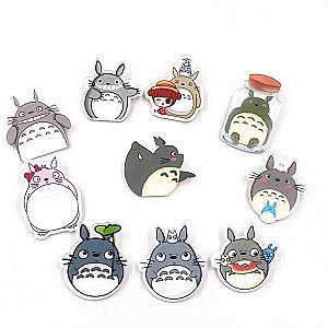 1Pcs Lovely Totoro Cartoon Label Badge Pins