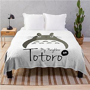 Totoro Blanket - my neighbor totoro great movie Throw Blanket RB2607