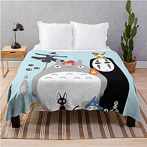 Totoro Blanket - my neighbor totoro 1 Throw Blanket RB2607