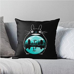 Totoro Pillows - my neighbor totoro 3 Throw Pillow RB2607