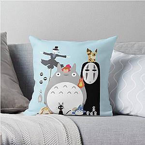 Totoro Pillows - my neighbor totoro 1 Throw Pillow RB2607