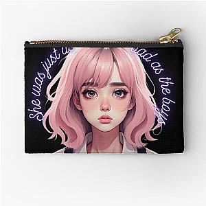 Tove Lo - WLW - Bad as the Boys - Black Background Zipper Pouch