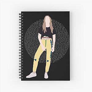 Tove Lo (White Text) Spiral Notebook