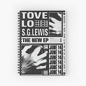 Tove Lo & A.G.Lewis 'Heat' Promotional Poster Spiral Notebook