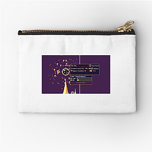 Wizard Built Different Tower Wizard Zipper Pouches