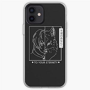 To Your Eternity Cases - Fushi and Joan Black iPhone Soft Case