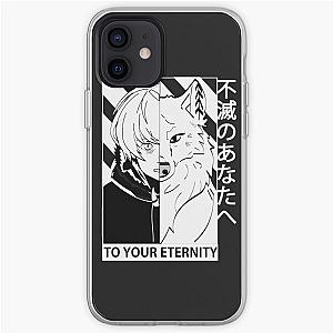 To Your Eternity Cases - Fushi and Joan Black II iPhone Soft Case