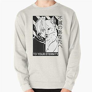 To Your Eternity Sweatshirts - Fushi and Joan Black &amp; White Pullover Sweatshirt