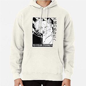 To Your Eternity Hoodies - Fushi and Joan Black &amp; White Pullover Hoodie