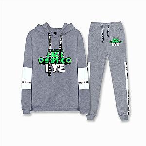 Jacksepticeye Hoodie -  Fashion Jacksepticeye Printing Hoodie Set Grey Color