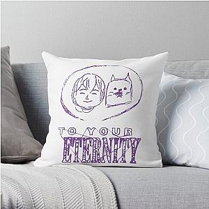 To Your Eternity Pillows - The Boy and the Wolf  Throw Pillow
